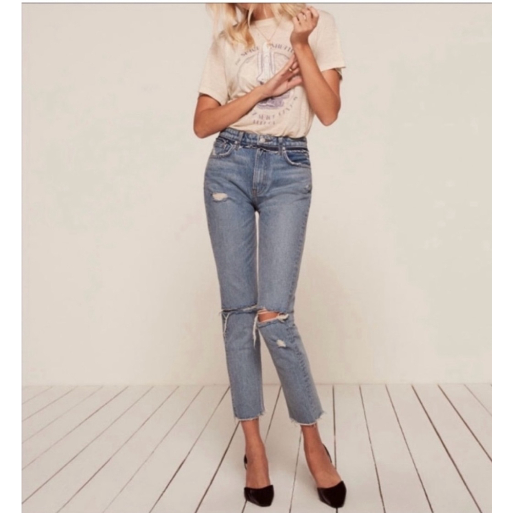 Reformation Julia High Rise Cigarette Jeans